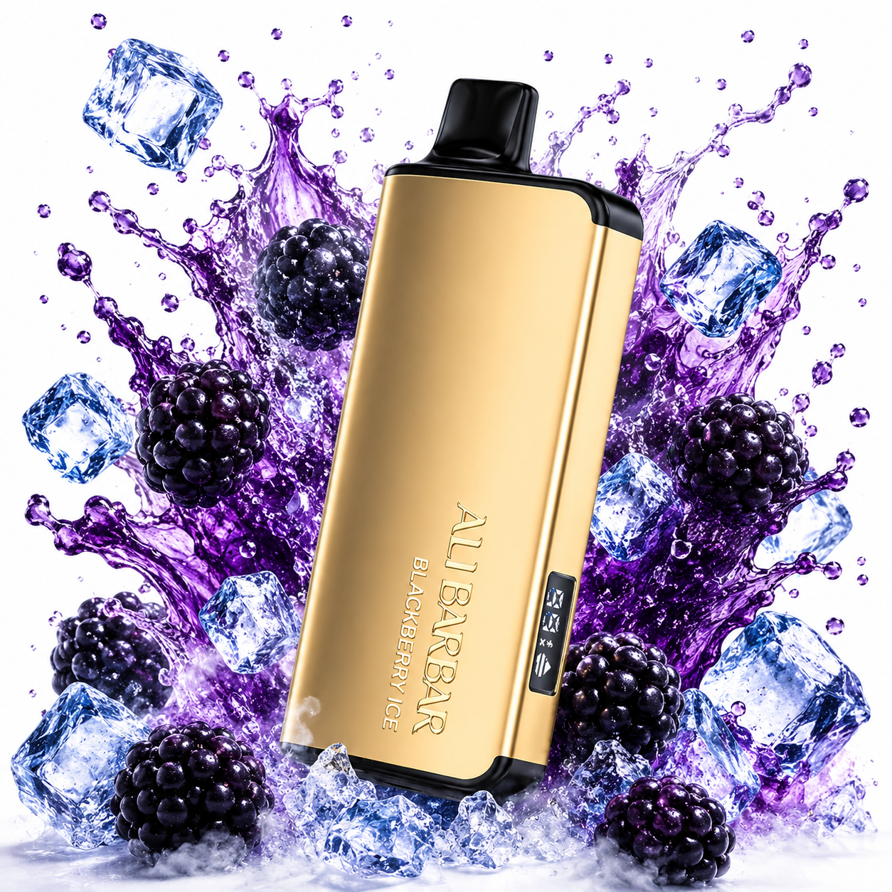 ALIBARBAR INGOT BLACKBERRY ICE-9000 PUFFS