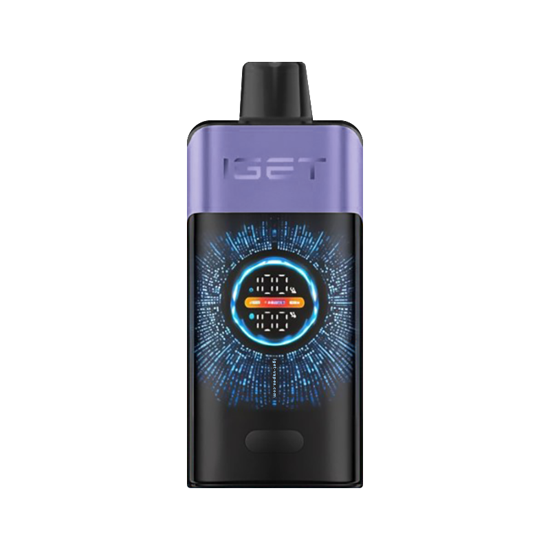 IGET One – Raspberry Grape Ice 12,000 puffs