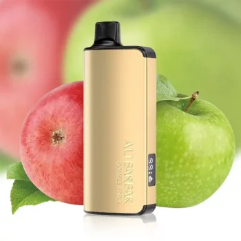 ALIBARBAR INGOT DOUBLE APPLE-9000 puffs